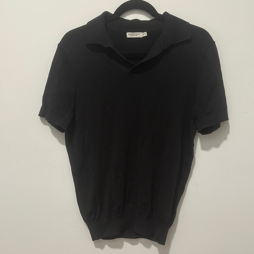 Suitsupply Black V-Neck Sweater